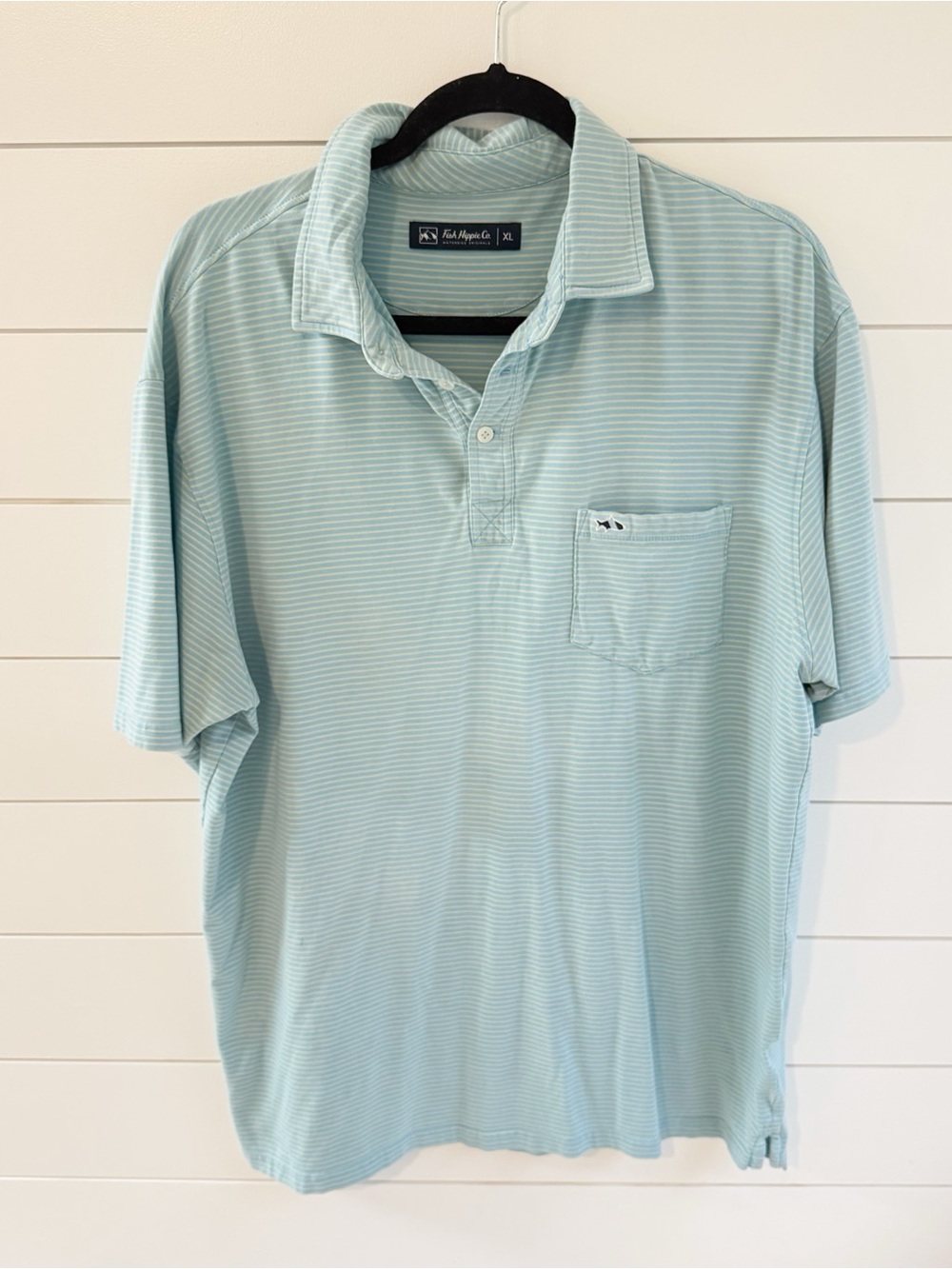 Fish hippie polo xl